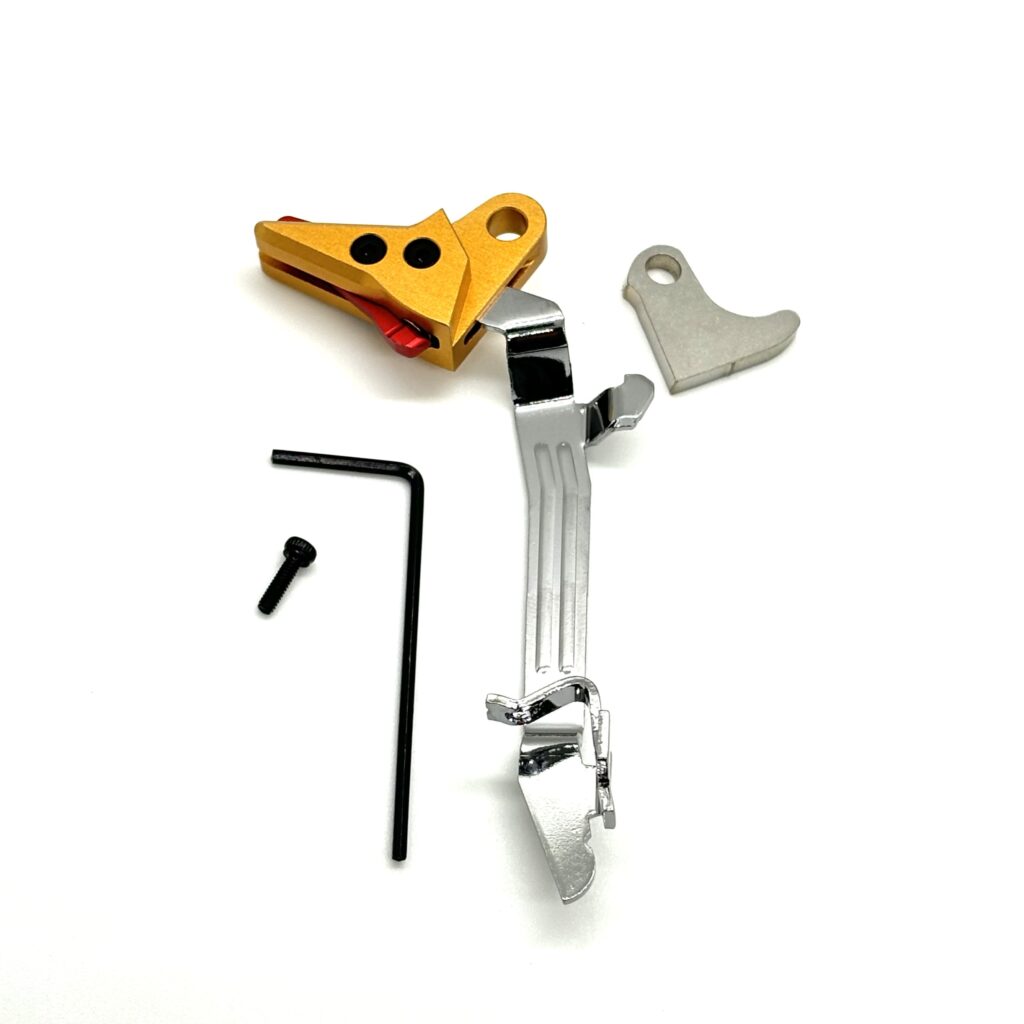 For Glock FRT V3 6061 Aluminum Trigger Shoe & Bar Kit, Gen 1 2 3 4, 9mm, .40, .357
