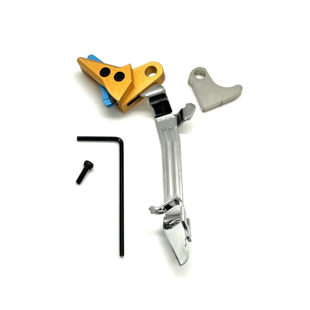For Glock FRT V3 6061 Aluminum Trigger Shoe & Bar Kit, Gen 1 2 3 4, 9mm, .40, .357