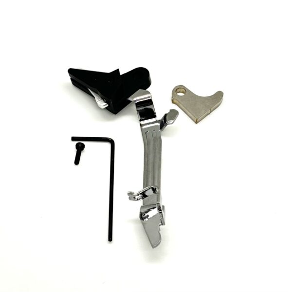 GLOCK FRT V3 6061 ALUMINUM TRIGGER SHOE & BAR KIT, Gen 1 2 3 4, 9mm, .40, .357