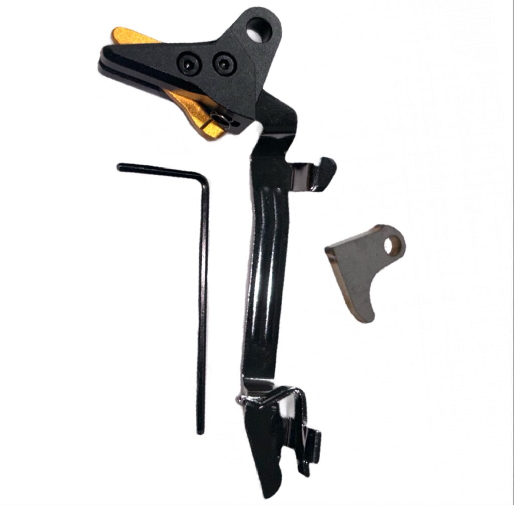For Glock FRT V3 6061 Aluminum Trigger Shoe & Bar Kit, Gen 1 2 3 4, 9mm, .40, .357