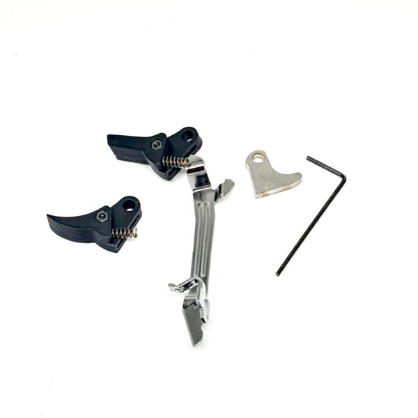 For Glock Polymer FRT V2 Trigger Bar Kit - (1) Reset Trip (2) Trigger Shoes (1) Bar (2) Springs