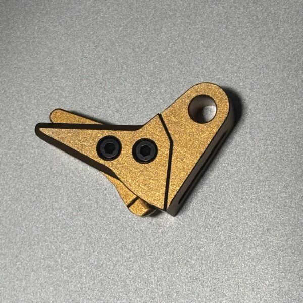 Slick Flat Trigger Shoe for Glock GEN 1 2 3 4, Standard Semi-Auto 6061 Aluminum Replacement