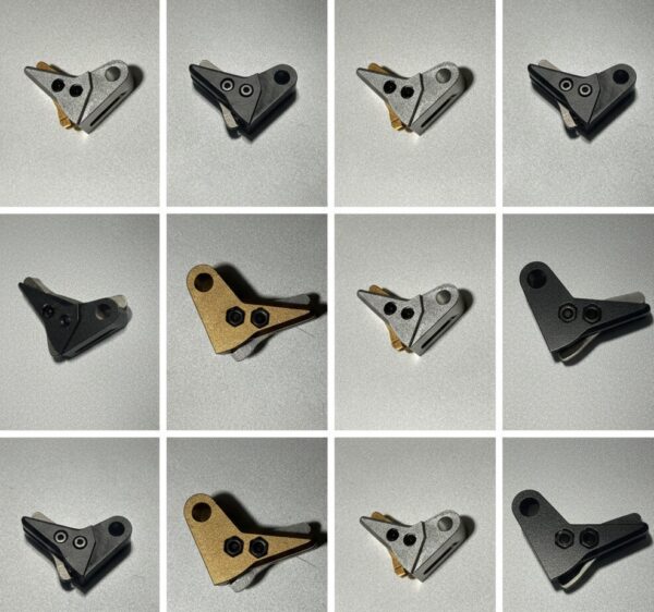 Slick Flat Trigger Shoe for Glock GEN 1 2 3 4, Standard Semi-Auto 6061 Aluminum Replacement