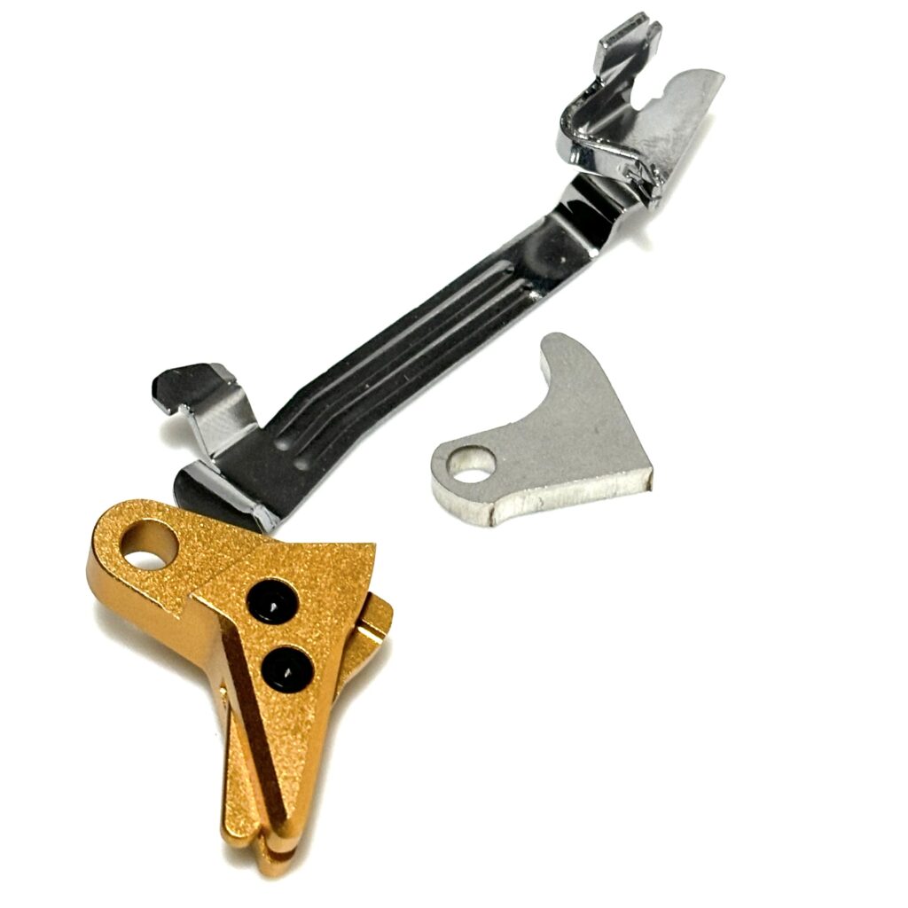 For Glock FRT V3 6061 Aluminum Trigger Shoe & Bar Kit, Gen 1 2 3 4, 9mm, .40, .357