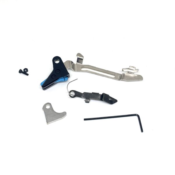GLOCK FRT V3 6061 ALUMINUM TRIGGER SHOE & BAR KIT, Gen 5, Gen 6, 9MM .40 .357