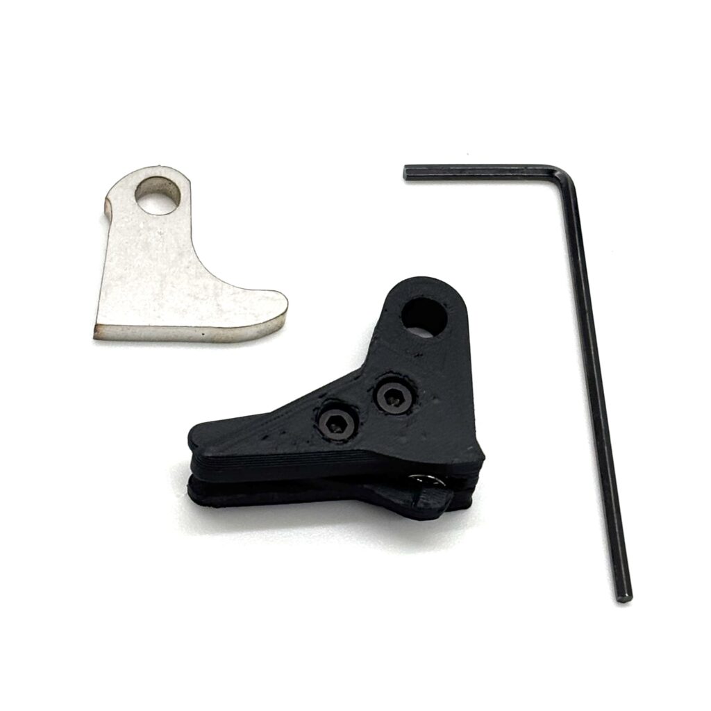 For Glock 2 Pack Polymer FRT V3 Trigger Shoe Kit with Safety and Curved Steel Trip