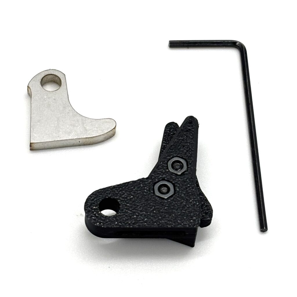 For Glock 2 Pack Polymer FRT V3 Trigger Shoe Kit with Safety and Curved Steel Trip