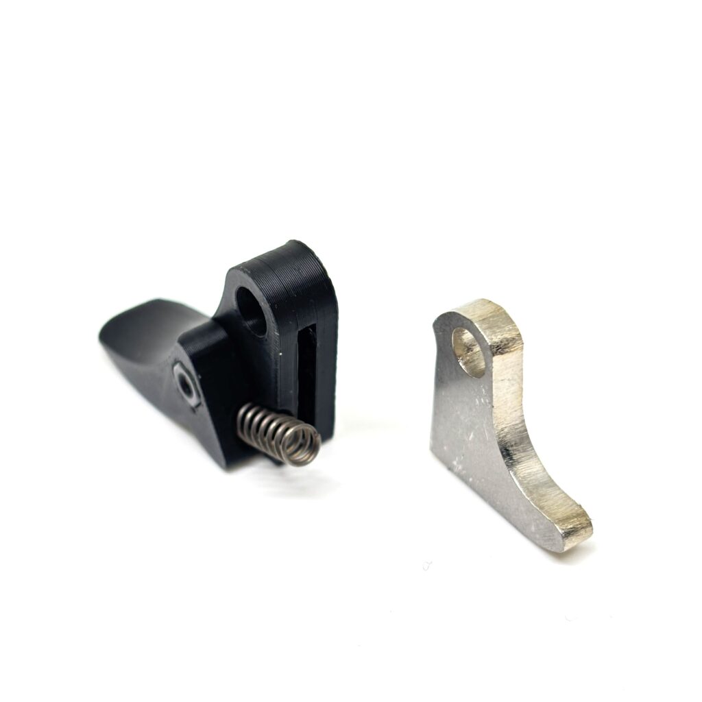 For Glock Polymer FRT V2 Trigger Shoe Kit - Curved Black
