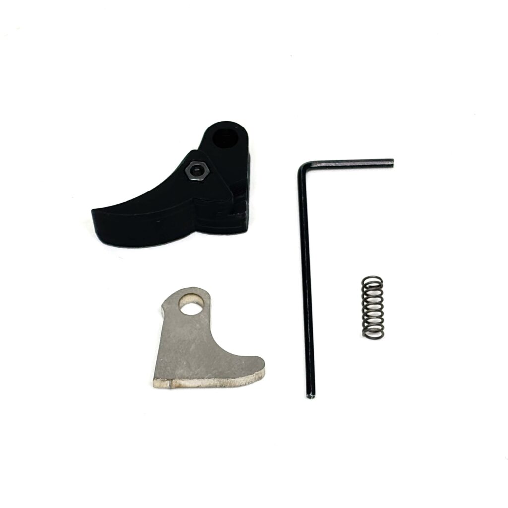 For Glock Polymer FRT V2 Trigger Shoe Kit - Curved Black