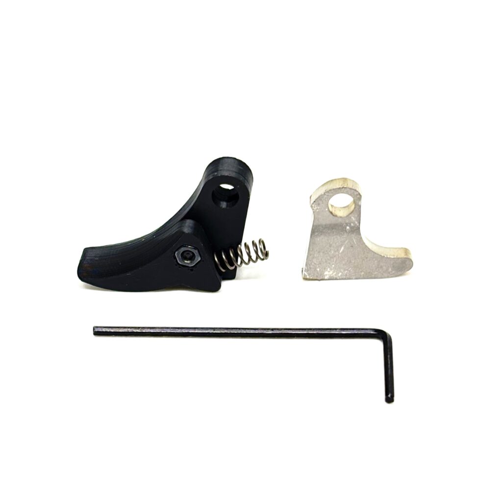 For Glock Polymer FRT V2 Trigger Shoe Kit - Curved Black