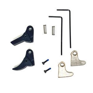 POLYMER GLOCK FRT V2 TRIGGER SHOE KIT Black 2 Pack - Choose Style