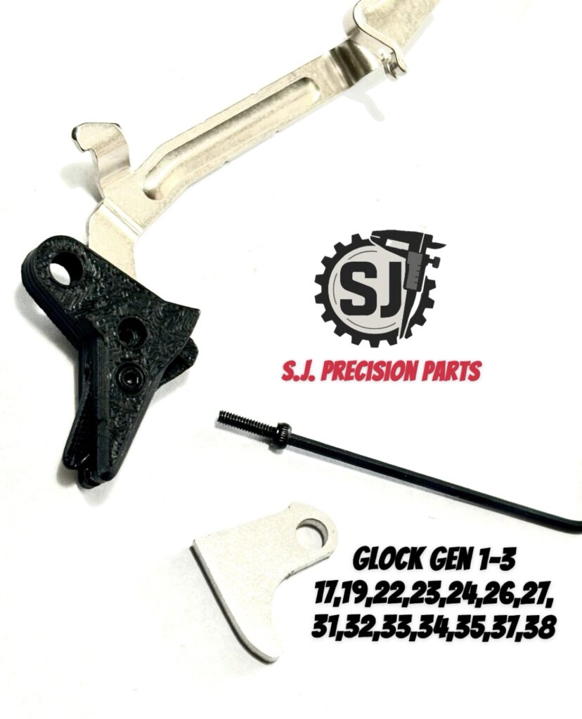 For Glock FRT Polymer V3 Bar Gen 1 2 3 with Safety and Curved Steel Trip for 17 19 22 26 27