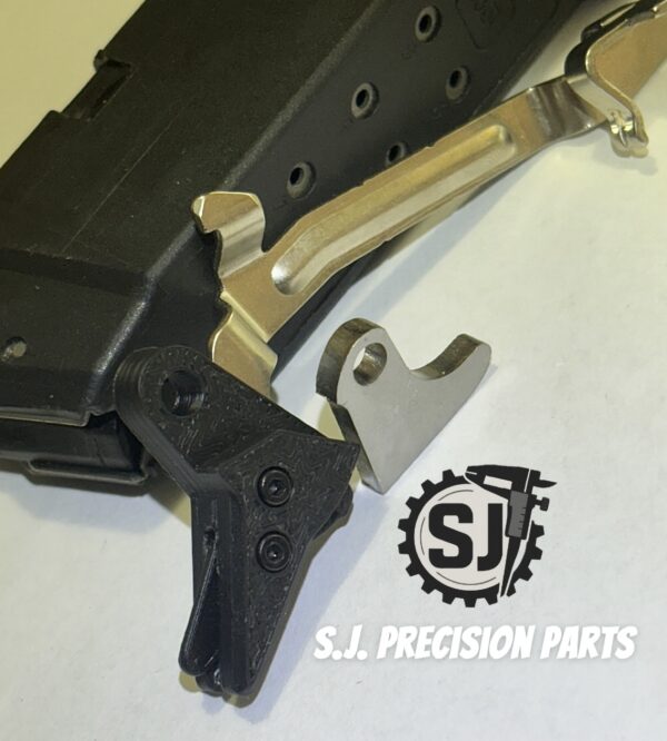 GLOCK FRT POLYMER V3 BAR GEN 1 2 3 with Safety and Curved Steel Trip for 17 19 22 26 27