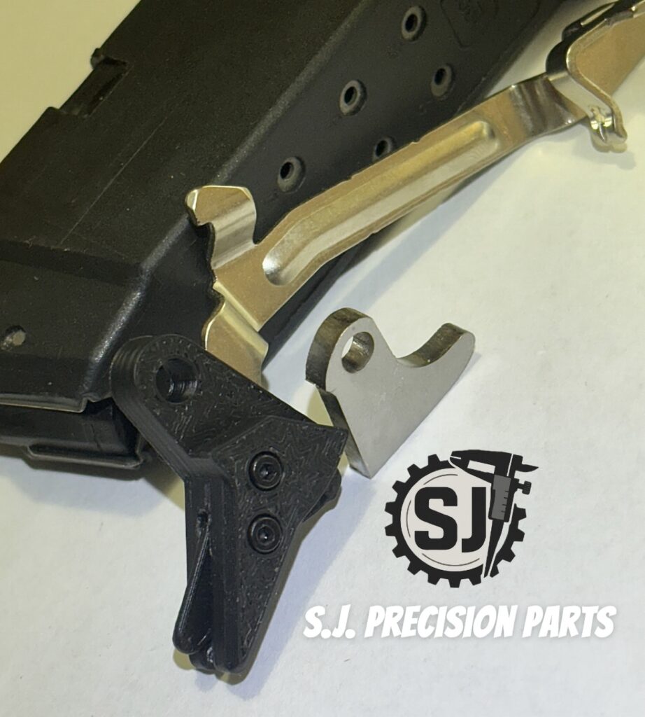 For Glock FRT Polymer V3 Bar Gen 1 2 3 with Safety and Curved Steel Trip for 17 19 22 26 27