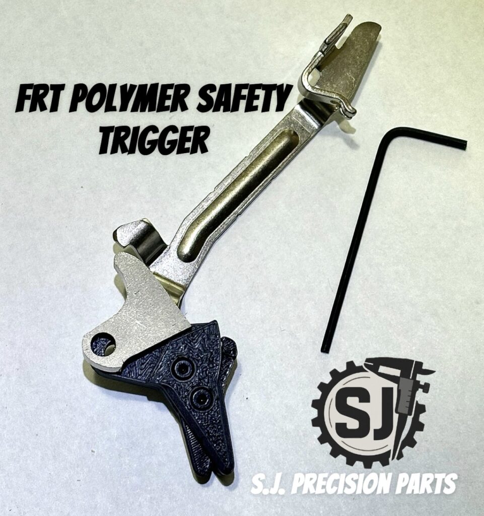 For Glock FRT Polymer V3 Bar Gen 1 2 3 with Safety and Curved Steel Trip for 17 19 22 26 27