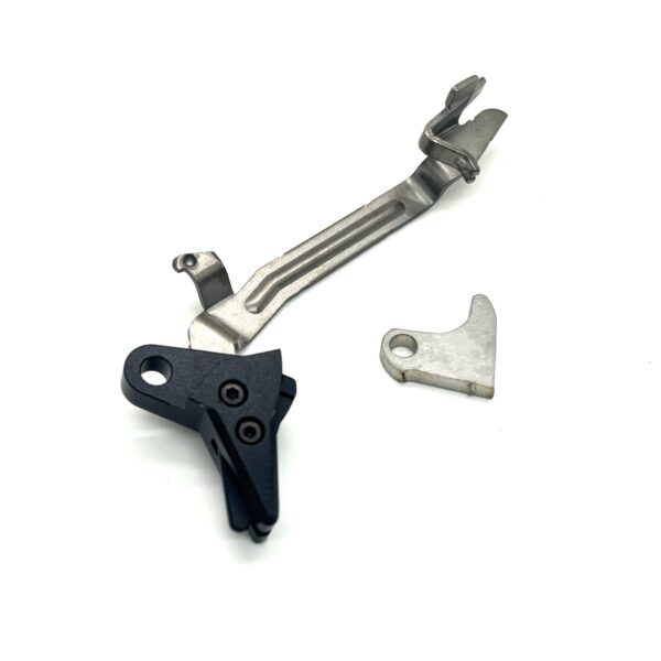GLOCK FRT V3 6061 ALUMINUM TRIGGER SHOE & BAR KIT, Gen 1 2 3 4, .45ACP, 10mm (OEM Glock Trigger Bar SP01194)