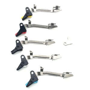 GLOCK FRT V3 6061 ALUMINUM TRIGGER SHOE & BAR KIT, Gen 1 2 3 4, .45ACP, 10mm (OEM Glock Trigger Bar SP01194) - Image 6