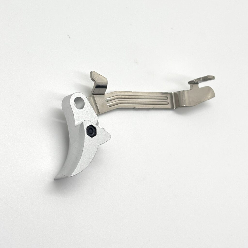 For Glock 43 43X 48 FRT V2 DROP IN Trigger Bar Kit / Flat or Curve Aluminum Shoe w/ Steel Curved Trip