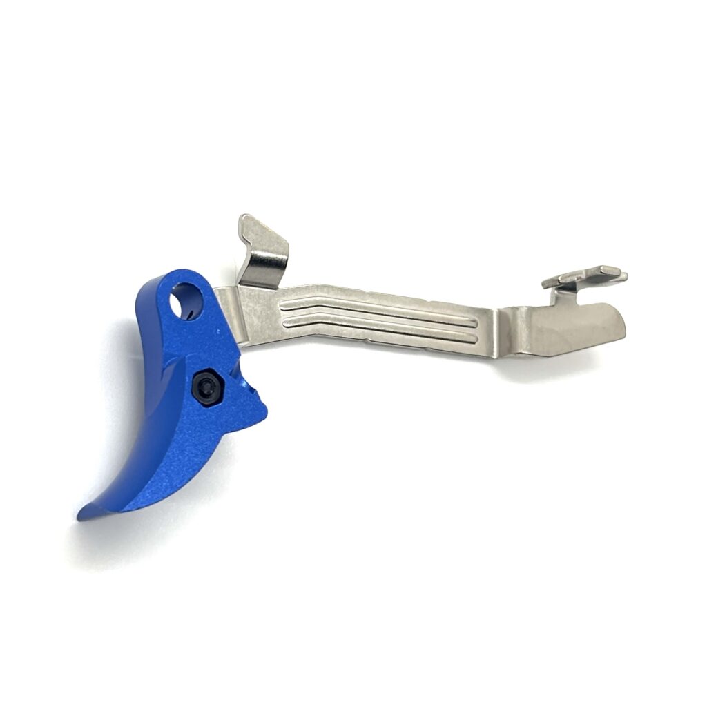 For Glock 43 43X 48 FRT V2 DROP IN Trigger Bar Kit / Flat or Curve Aluminum Shoe w/ Steel Curved Trip