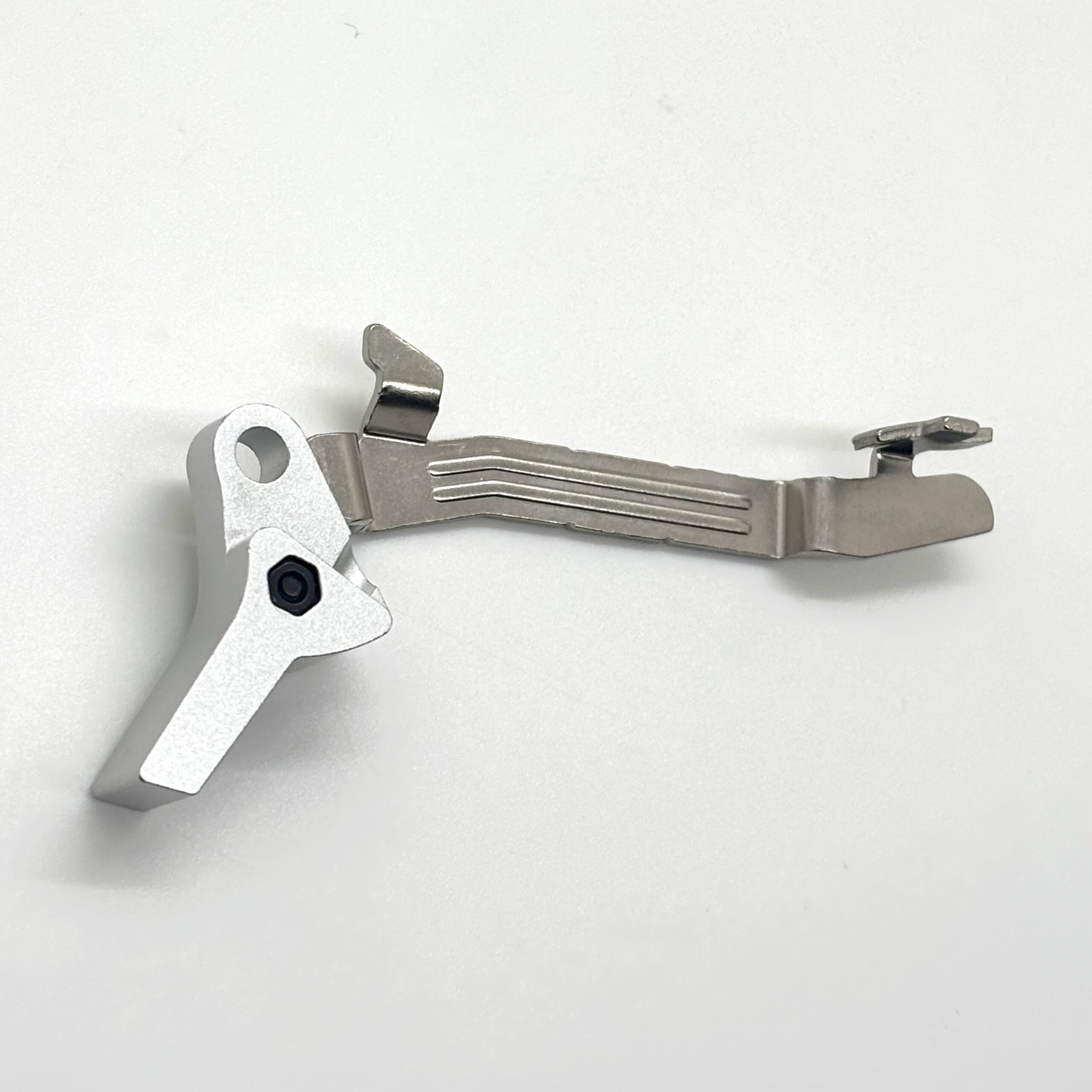 Glock 43 43X 48 FRT V2 DROP IN Trigger Bar Kit / Flat or Curve Aluminum Shoe w/ Steel Curved Trip - Image 7
