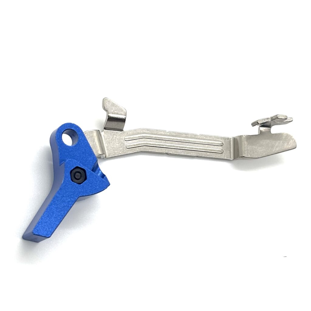 For Glock 43 43X 48 FRT V2 DROP IN Trigger Bar Kit / Flat or Curve Aluminum Shoe w/ Steel Curved Trip