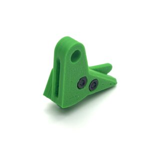 For Glock FRT Polymer V3 Trigger Shoe Kit with Safety and Curved Steel Trip for Gen 1-4 Glocks - Green - Image 2