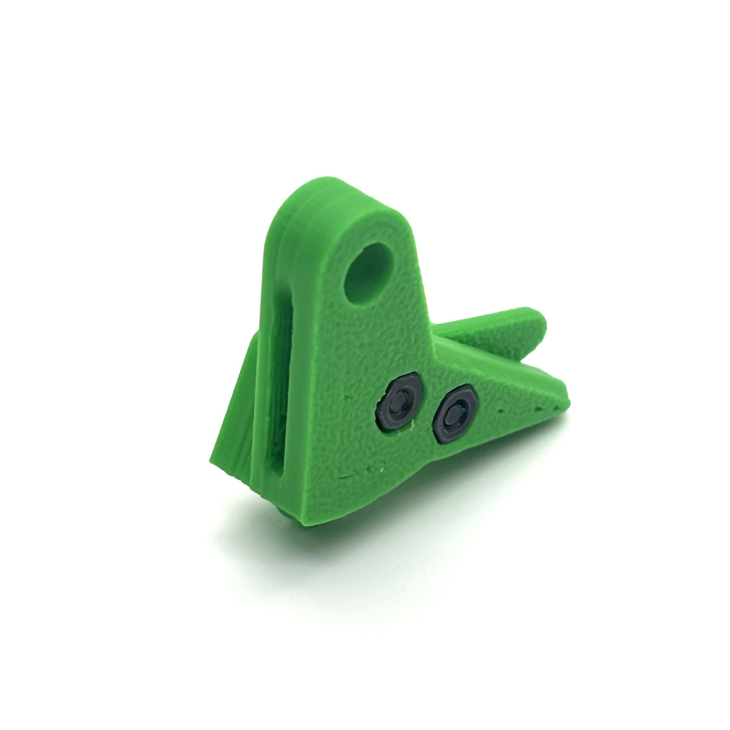 For Glock FRT Polymer V3 Trigger Shoe Kit with Safety and Curved Steel Trip for Gen 1-4 Glocks - Green - Image 2
