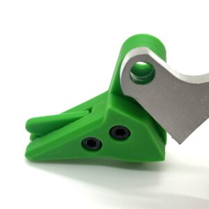 For Glock FRT Polymer V3 Trigger Shoe Kit with Safety and Curved Steel Trip for Gen 1-4 Glocks - Green - Image 3