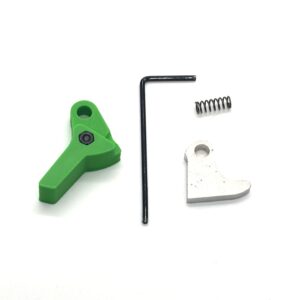 For Glock Polymer FRT V2 Trigger Shoe Kit - Flat Green - Image 1