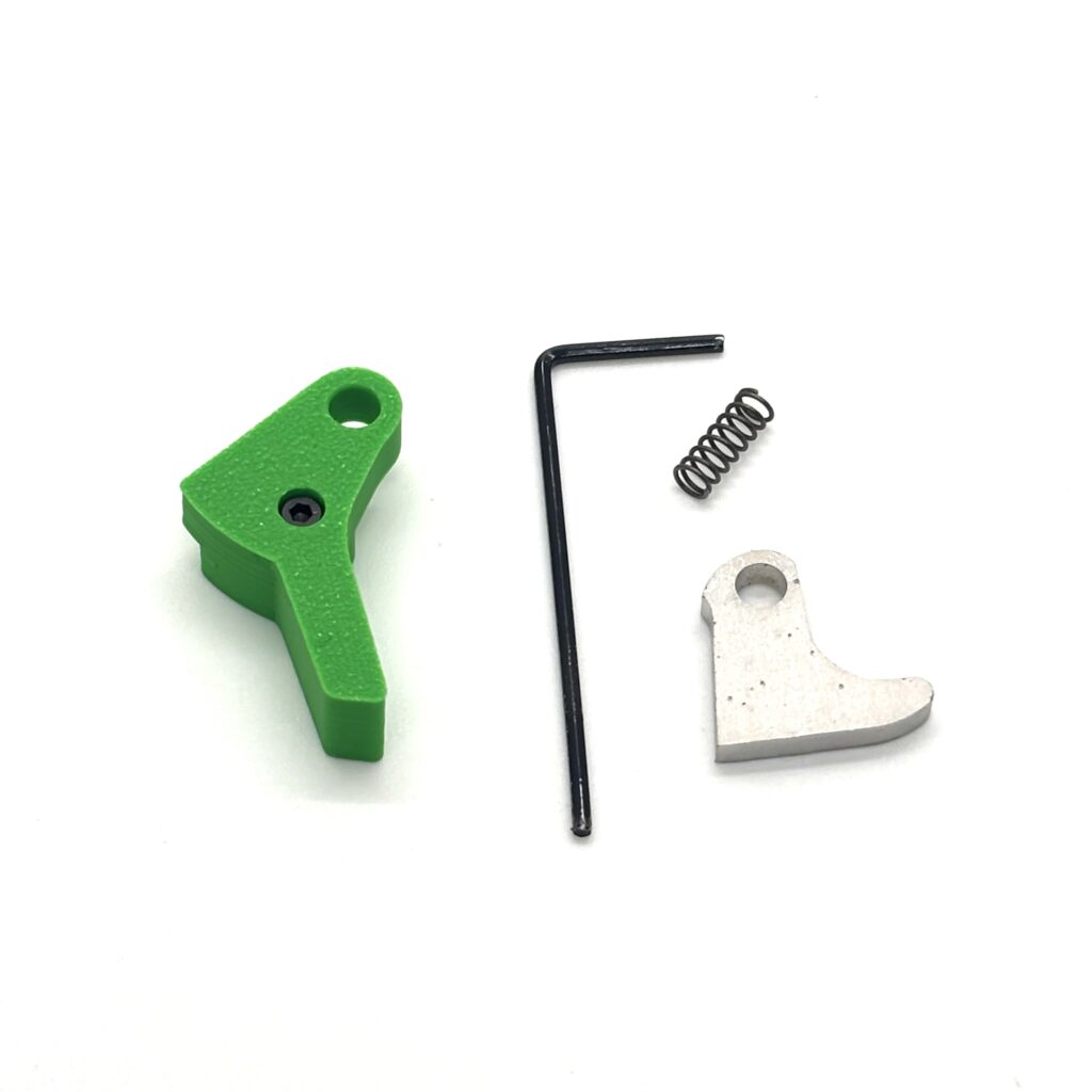 For Glock Polymer FRT V2 Trigger Shoe Kit - Flat Green