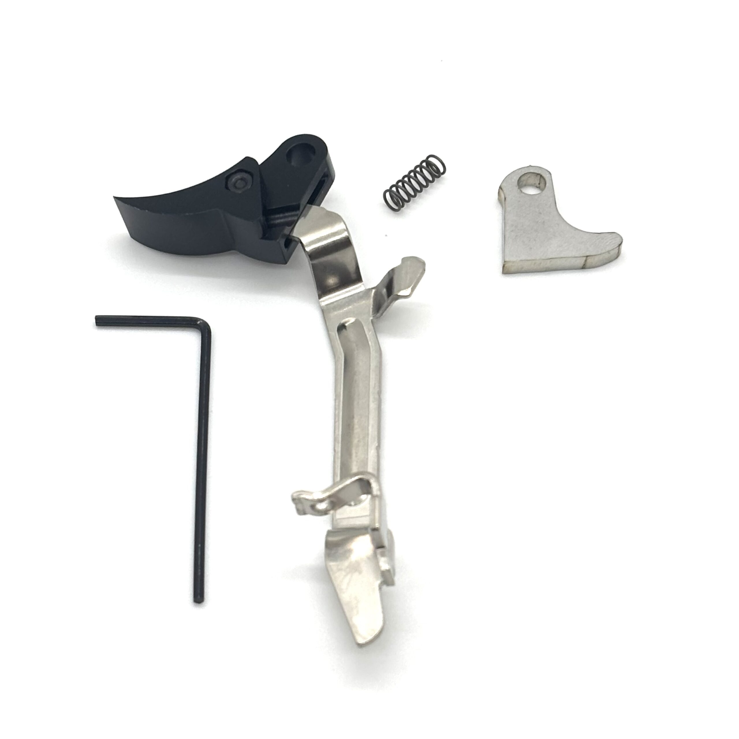 GLOCK FRT V2 6061 ALUMINUM TRIGGER BAR KIT, BLACK CURVE, GEN 1 2 3 4, 9mm, .40, .357 - Image 1